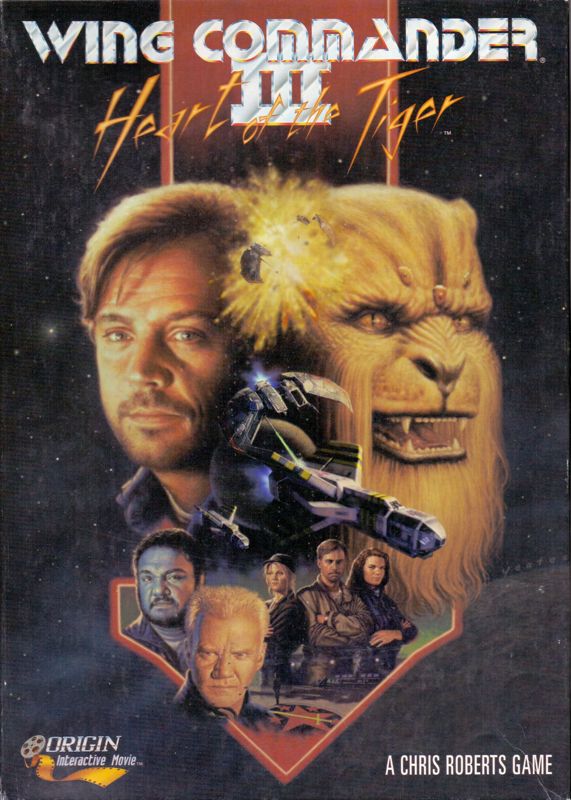 Wing Commander III: Heart of the Tiger box art for 3DO